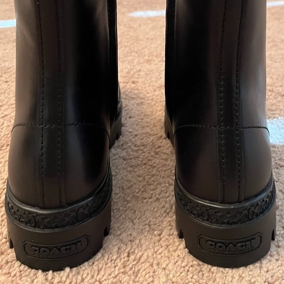 Coach Tasha Leather Black Boot (Size 5.5) - Picture 9 of 16